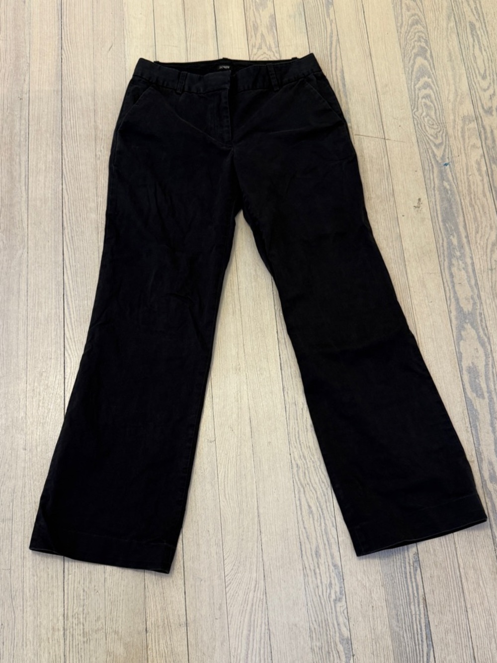 J. CREW Women’s Black Cafe Trouser Pants Size 4